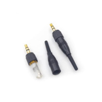 Thunder JCK-303 3,5 mm Jack dugó, belső menet, Sztereó, fém ház (Sennheiser menet)