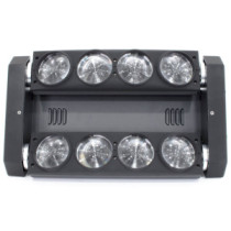 Thunder ZZD-18, 8x10W LED Spider fényeffekt, robotlámpa, DMX és hangvezérlés