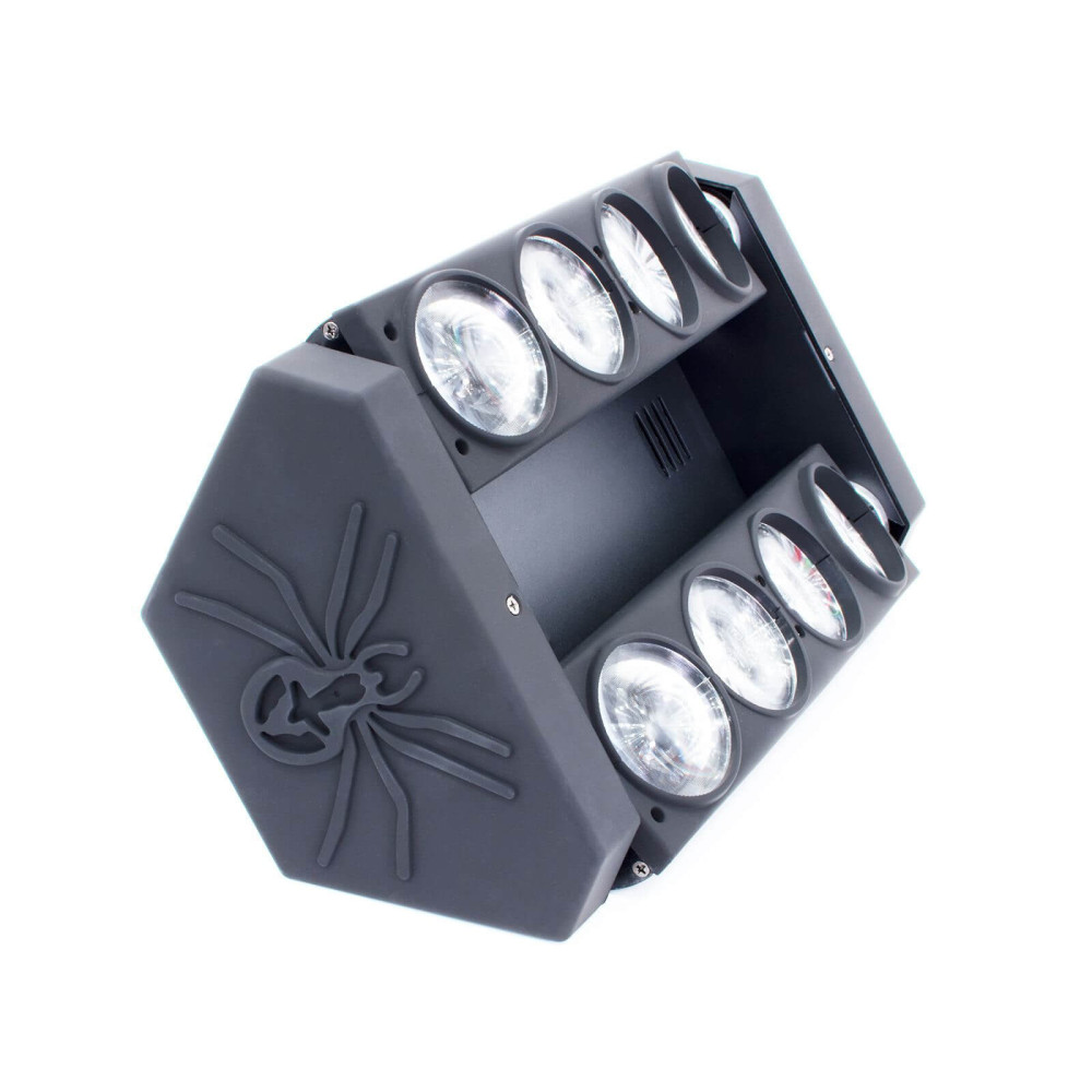 Thunder ZZD-18, 8x10W LED Spider fényeffekt, robotlámpa, DMX és hangvezérlés
