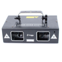 Thunder LS2-RGB 2 optikás Full color DMX lézer fényeffekt
