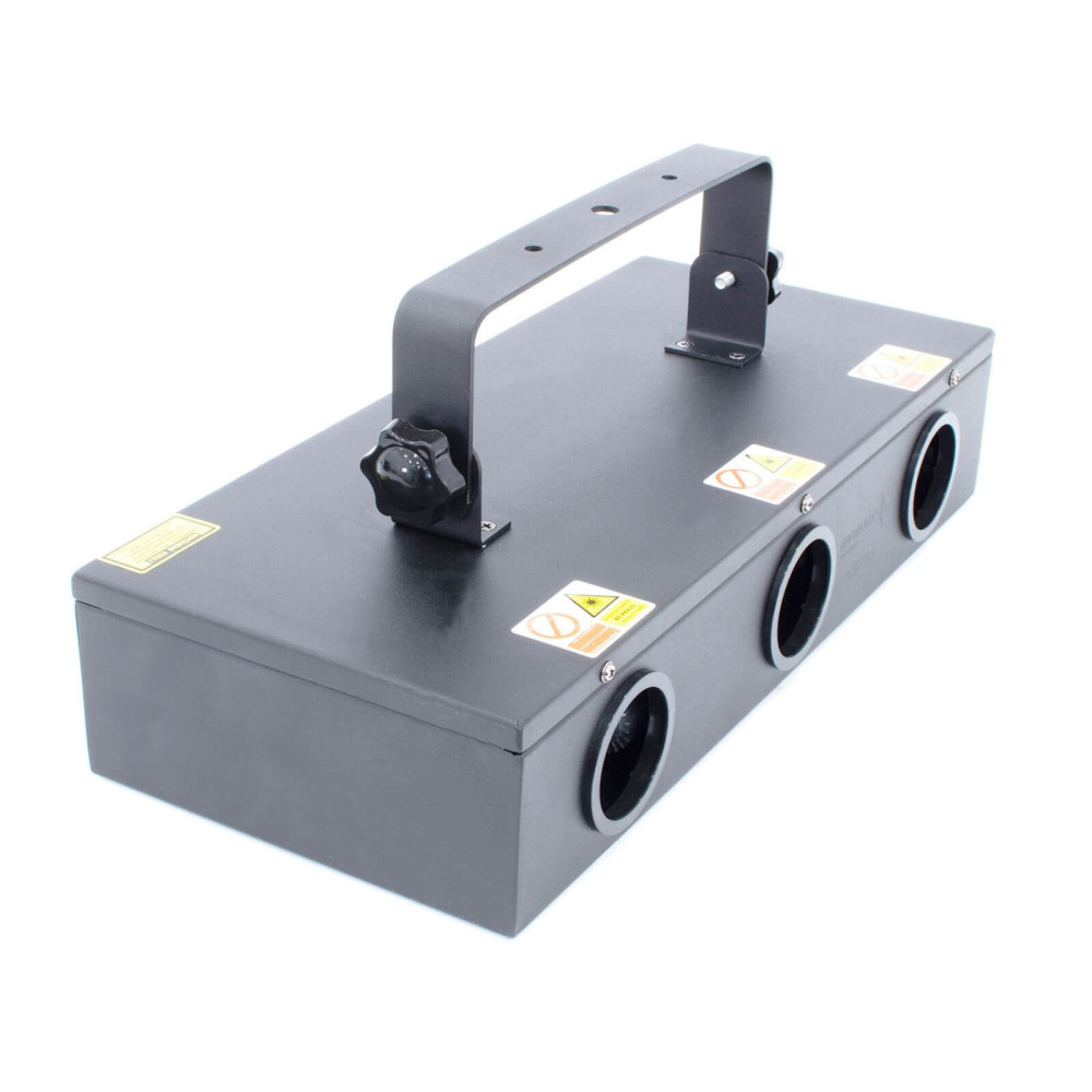 Thunder LS3-RGB 3 optikás DMX Lézer fényeffekt (295mW)