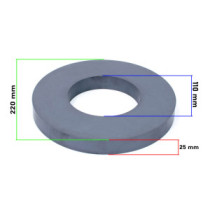 Thunder MR-220 Ferrit ring, hangszóró mágnes Y35 (220x110x25mm)
