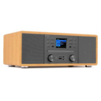 Audizio Avola Digital Music System, Digitális Rádió,CD/BT/FM/Internet - bambusz
