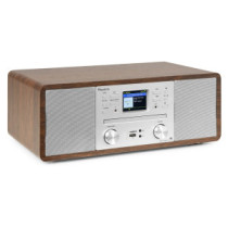 Audizio Avola Digital Music System, Digitális Rádió,CD/BT/FM/Internet - ezüst