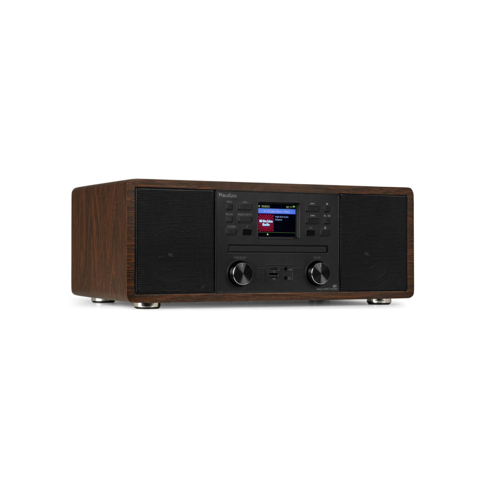 Audizio Avola Digital Music System, Digitális Rádió,CD/BT/FM/Internet - fa