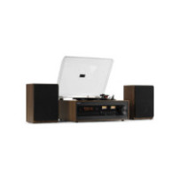 Audizio Boston Bakelit lemezjátszó szett + 2db hangfal, Bluetooth