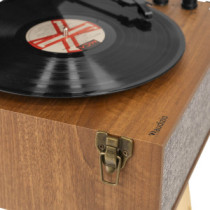 Audizio Fremont Bakelit lemezjátszó (Bluetooth/USB/RCA), retró állvány - Barna