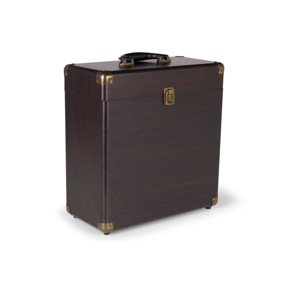 Audizio RC32 Vinyl Record Case Bakelit lemez tartó - Sötét fa