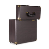 Audizio RC32 Vinyl Record Case Bakelit lemez tartó - Sötét fa