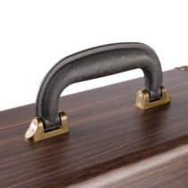 Audizio RC32 Vinyl Record Case Bakelit lemez tartó - Sötét fa