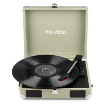 Audizio RP111W - Bakelit lemezjátszó bőrönd kialakításban - Zöld