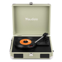 Audizio RP111W - Bakelit lemezjátszó bőrönd kialakításban - Zöld