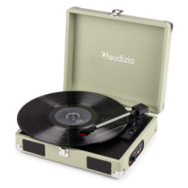 Audizio RP111W - Bakelit lemezjátszó bőrönd kialakításban - Zöld
