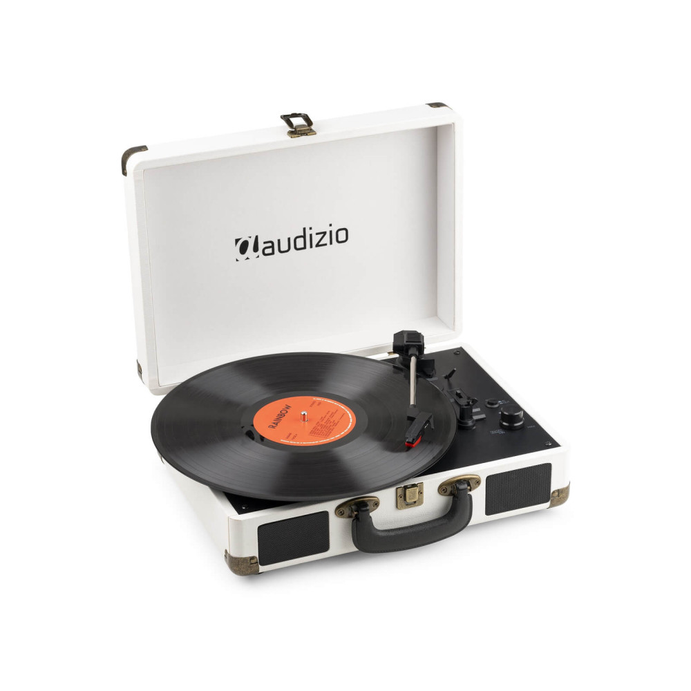 Audizio RP116CR - Bakelit lemezjátszó bőrönd kialakításban - Bluetooth - Krém