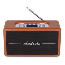 Audizio Tune60 Retro rádió FM, Bluetooth - barna