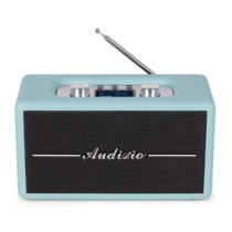 Audizio Tune60 Retro rádió FM, Bluetooth - kék