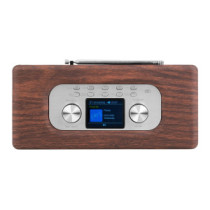 Audizio Tune60 Retro rádió FM, Bluetooth - Sötét fa