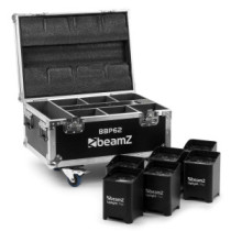 BeamZ BBP62 Reflektor szett, 6db lámpa + hordozó doboz, DMX, 6x 12W 6-1 RGBWA-UV LED