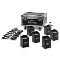 BeamZ BBP62 Reflektor szett, 6db lámpa + hordozó doboz, DMX, 6x 12W 6-1 RGBWA-UV LED