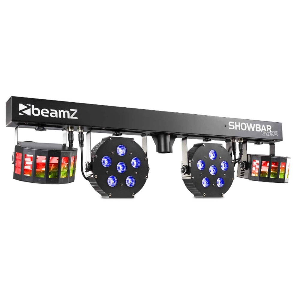 BeamZ SB02 Showbar, 2x Derby, 2x PAR, Beépített akkumulátor, DMX