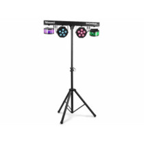 BeamZ SB02 Showbar, 2x Derby, 2x PAR, Beépített akkumulátor, DMX