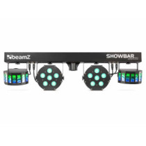 BeamZ SB02 Showbar, 2x Derby, 2x PAR, Beépített akkumulátor, DMX