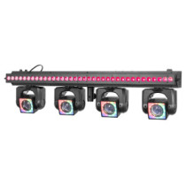 BeamZ ShowBar GO Vibe 4x40W 4 az 1-ben LED robotlámpa DMX fényeffekt