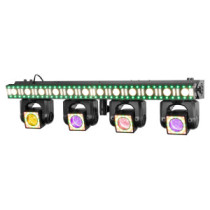 BeamZ ShowBar GO Edge 4x40W 4 az 1-ben LED robotlámpa + Stroboszkóp DMX fényeffekt