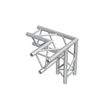BeamZ Truss P33-C33 háromszög traverz, fényállvány, sarokelem 90°, 3 irányú, jobbos