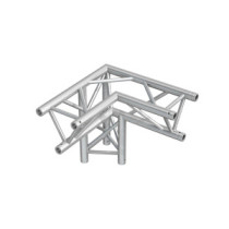 BeamZ Truss P33-C34 háromszög traverz, fényállvány, sarokelem 90°, 3 irányú, balos