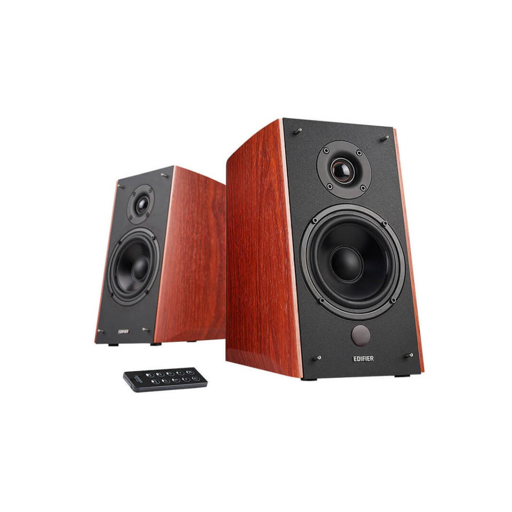 Edifier R2000DB 2.0 hangfal BARNA szín (RCA + Optika + Bluetooth)
