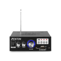 Fenton AV-360BT USB/SD/BT mini hifi erősítő, FM rádió + Bluetooth, 2x40W