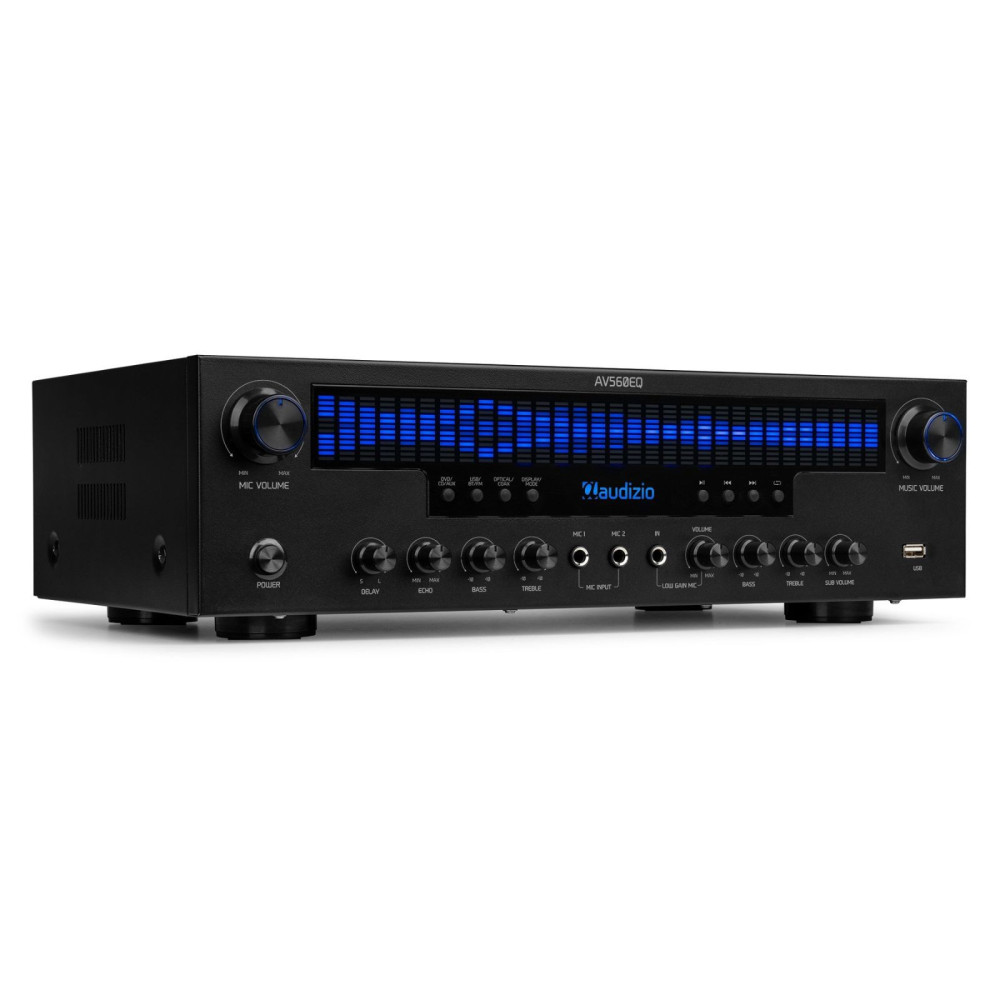 Audizio AV560EQ 5.1 csatornás házimozi erősítő + Bluetooth