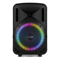 Fenton FT08LED MK2 (8") 300W akkumulátoros hordozható hangfal (1x mik + MP3 + Bluetooth)