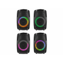 Fenton FT8LED-MK2 (8") hordozható akkumulátoros hangfal 300W mikrofonnal (BT/USB/SD)