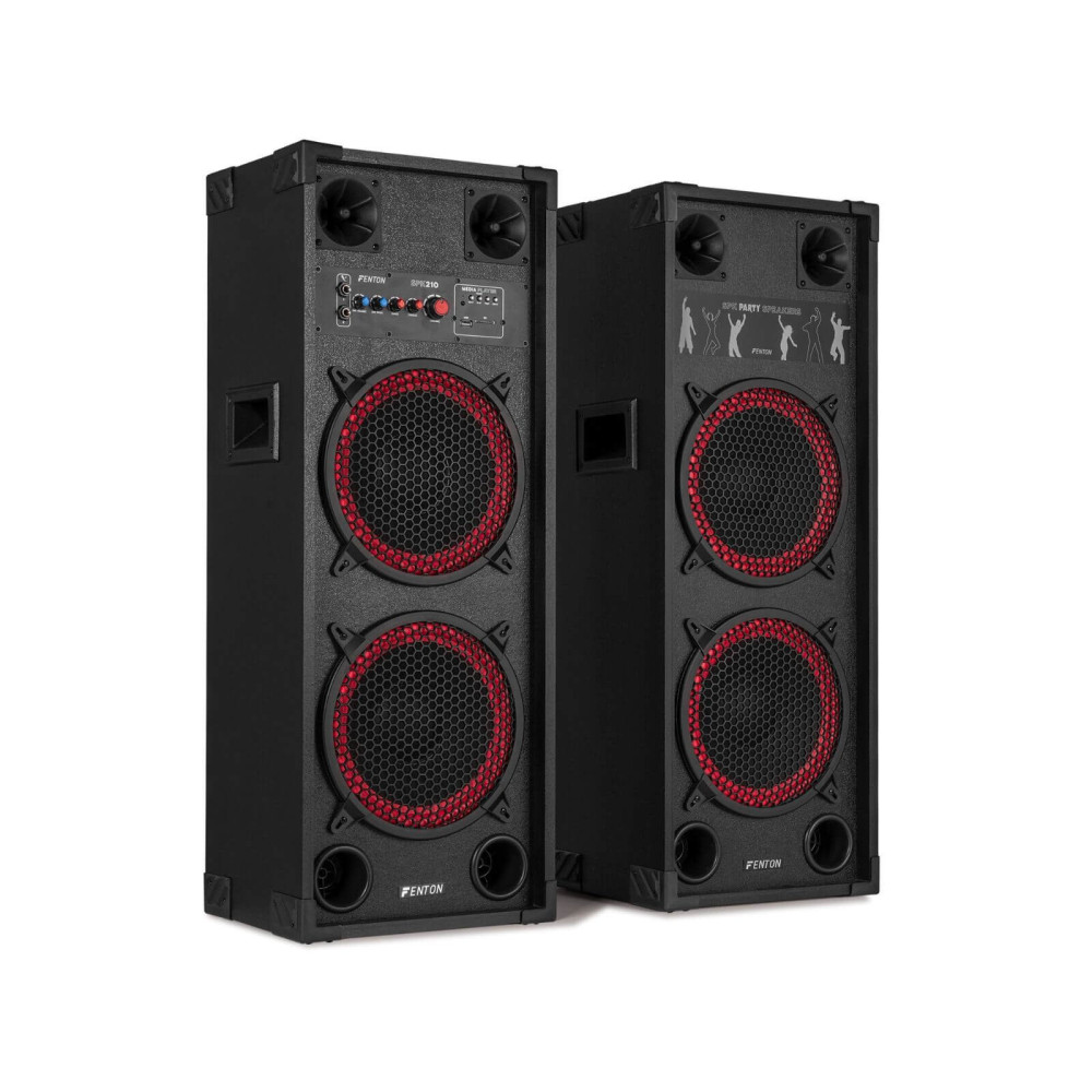 Fenton SPK-210 1200W (2 x 10") aktív + passzív hangfal szett (MP3 + BLUETOOTH)