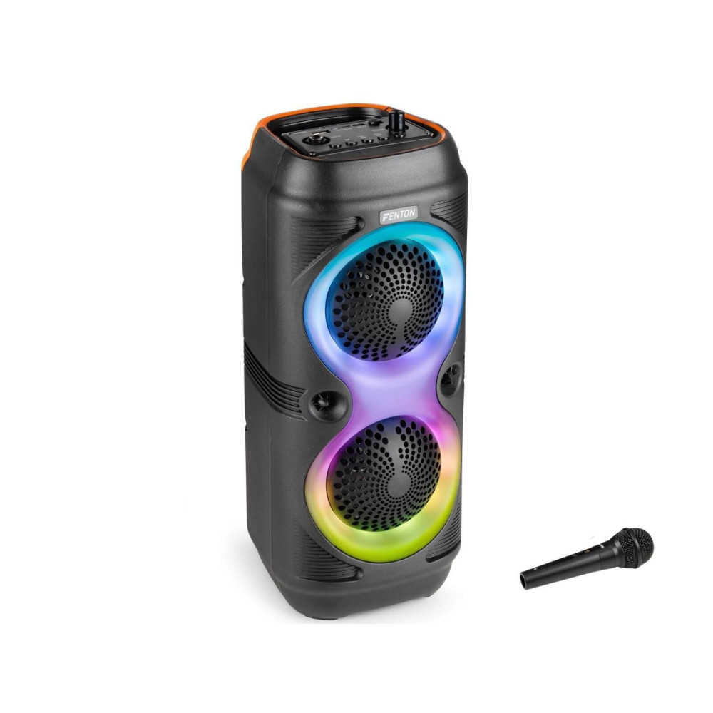 Fenton Track210 Vezeték nélküli party hangfal + LED fény