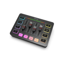 Fifine AmpliSound SC3 Külső hangkártya, audió interfész, keverő + EFFEKT (fekete)