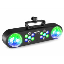 Fuzzix Allstar2 LED Party lámpa, 14 RGB LED, 2db discogömb