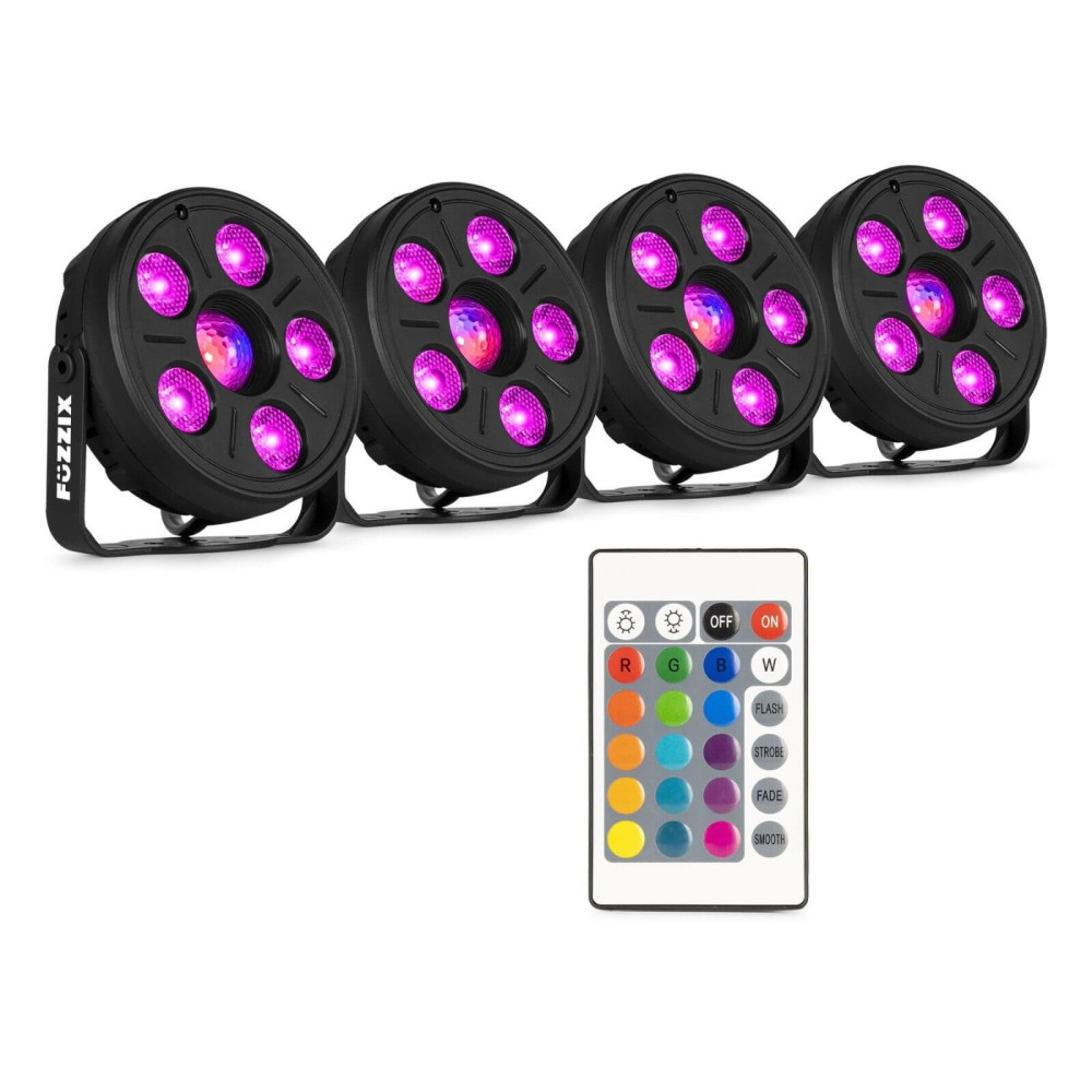 Fuzzix Comet M06 (6 X 1W) RGB party PAR lámpa szett