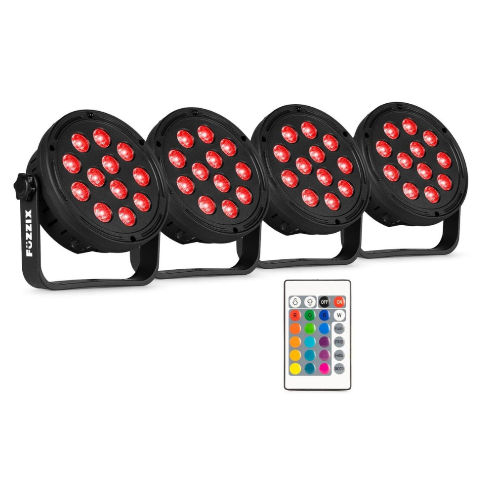 Fuzzix Comet M12 (12 X 1W) RGB party PAR lámpa szett
