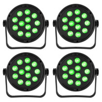 Fuzzix Comet M12 (12 X 1W) RGB party PAR lámpa szett