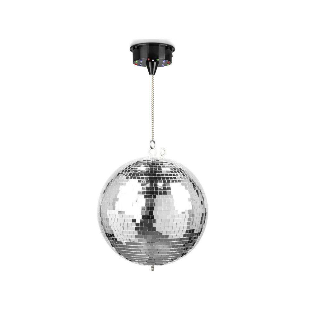 Fuzzix MB30ML Diszkógömb, tükörgömb + Motor + LED (30 cm)
