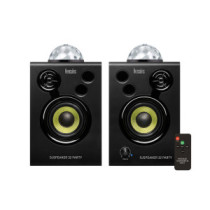 Hercules DJ Speaker 32 Party 2x60W (3") Aktív stúdió monitor hangfalpár + Party fény