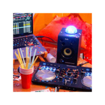 Hercules DJ Speaker 32 Party 2x60W (3") Aktív stúdió monitor hangfalpár + Party fény