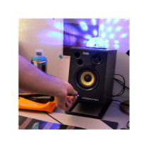 Hercules DJ Speaker 32 Party 2x60W (3") Aktív stúdió monitor hangfalpár + Party fény