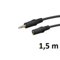 Thunder SC90-1,5 sztereo jelkábel (3,5 mm Jack papa - 3,5 mm Jack mama) - (1,5 m)