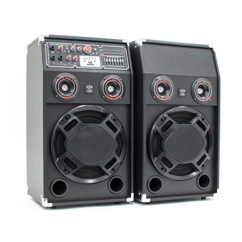 ReVoLuTioN DPX-10 2x600W (10") aktív karaoke hangfal (MP3 + Bluetooth)