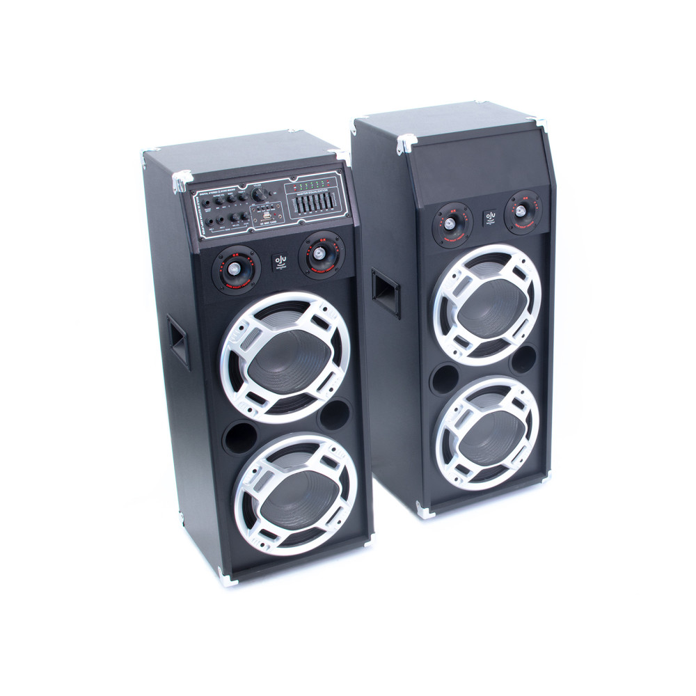 ReVoLuTioN DPX-210 2x800W (2x 10") aktív karaoke hangfal (FM + MP3 + Bluetooth)