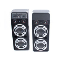 ReVoLuTioN DPX-210-LED 2x800W (2x 10") aktív karaoke hangfal (FM + MP3 + Bluetooth)
